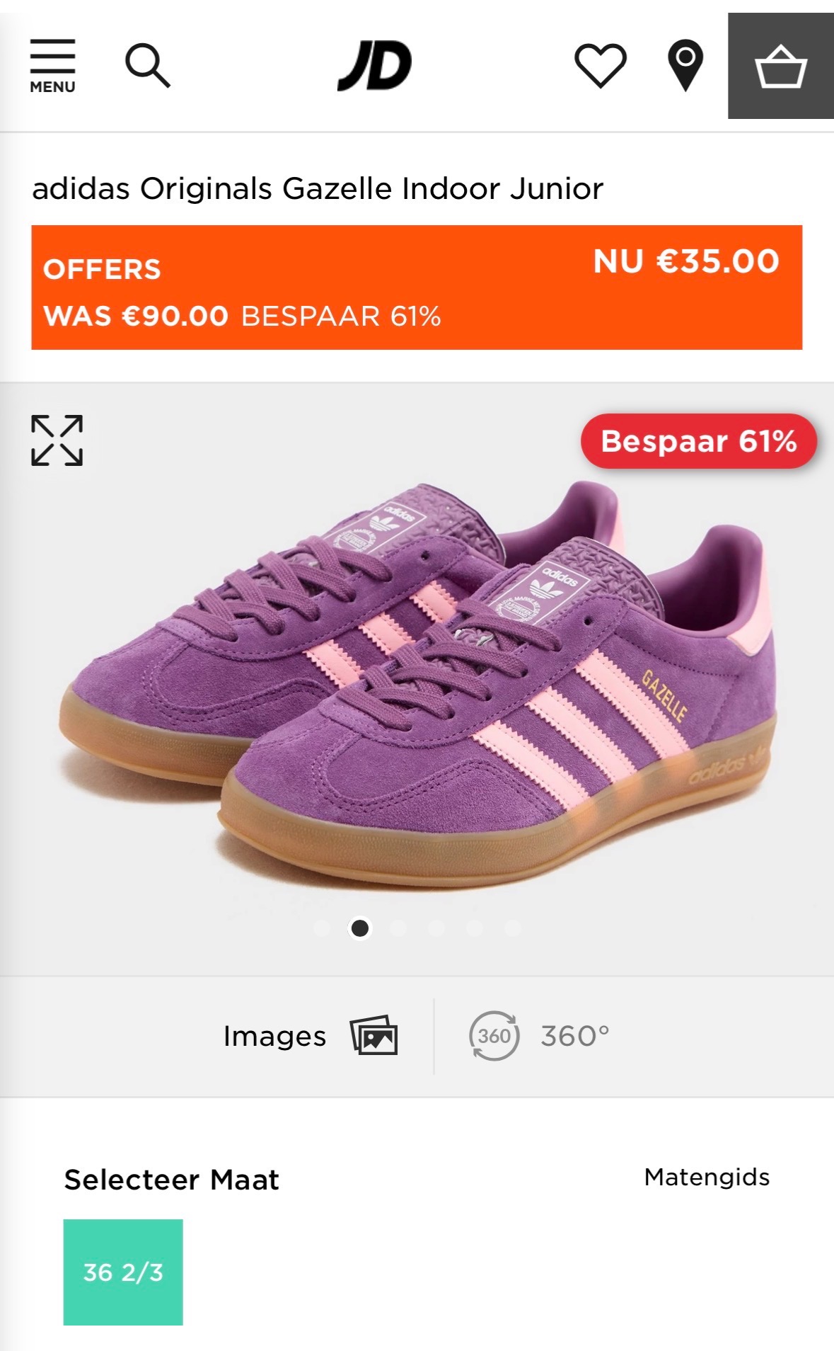 Adidas Originals Gazelle Junior