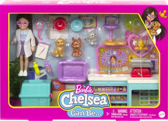 Barbie Chelsea Dierenarts - Speelfigurenset -39%