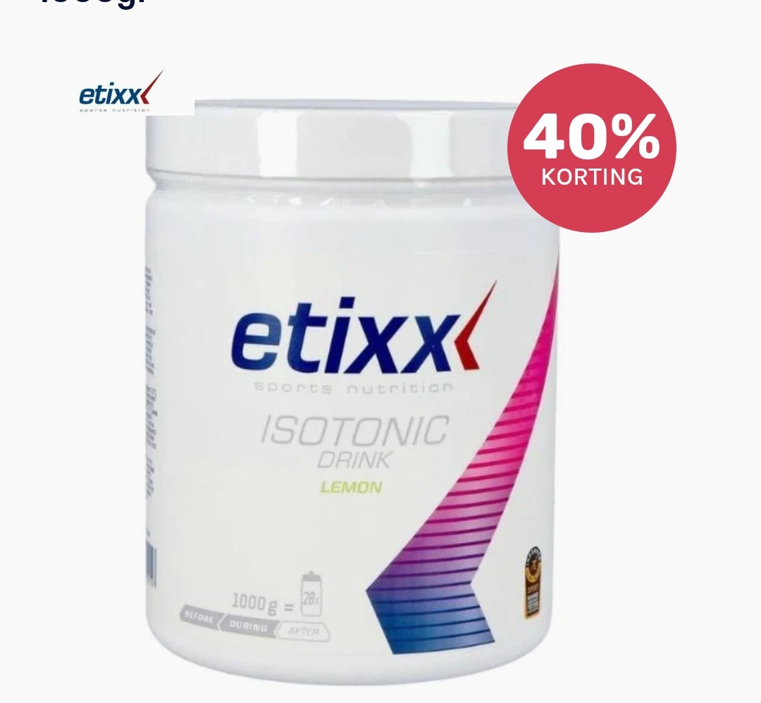 Etixx Endurance Isotonic Citroensmaak 1000gr