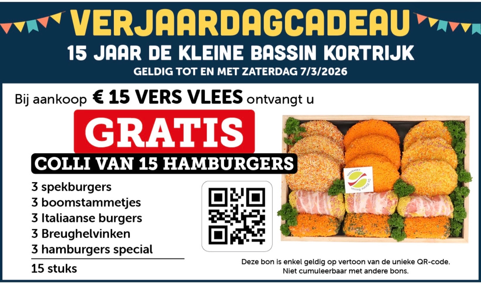 Dekleinebassin, vers vlees/ gourmet