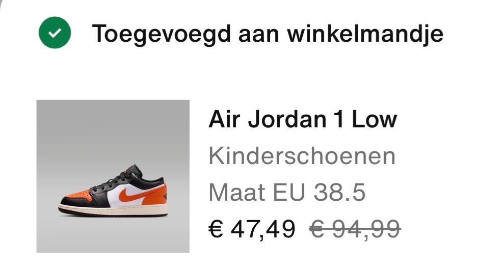 Nike Air Jordans -50%