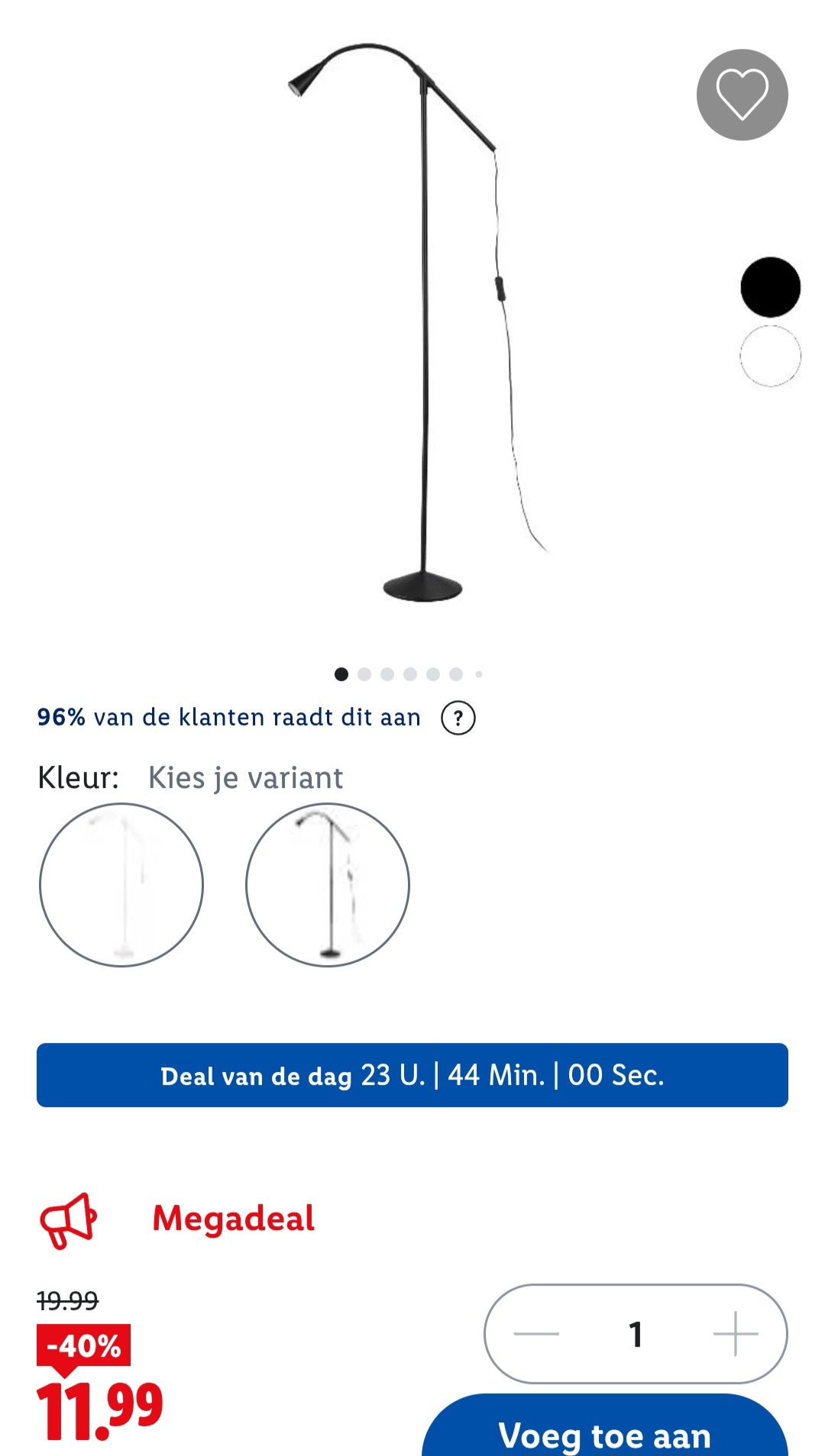 Ledstaanlamp FREYA -40%