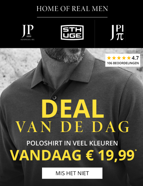 Dagdeal JP1880: poloshirt €19.99