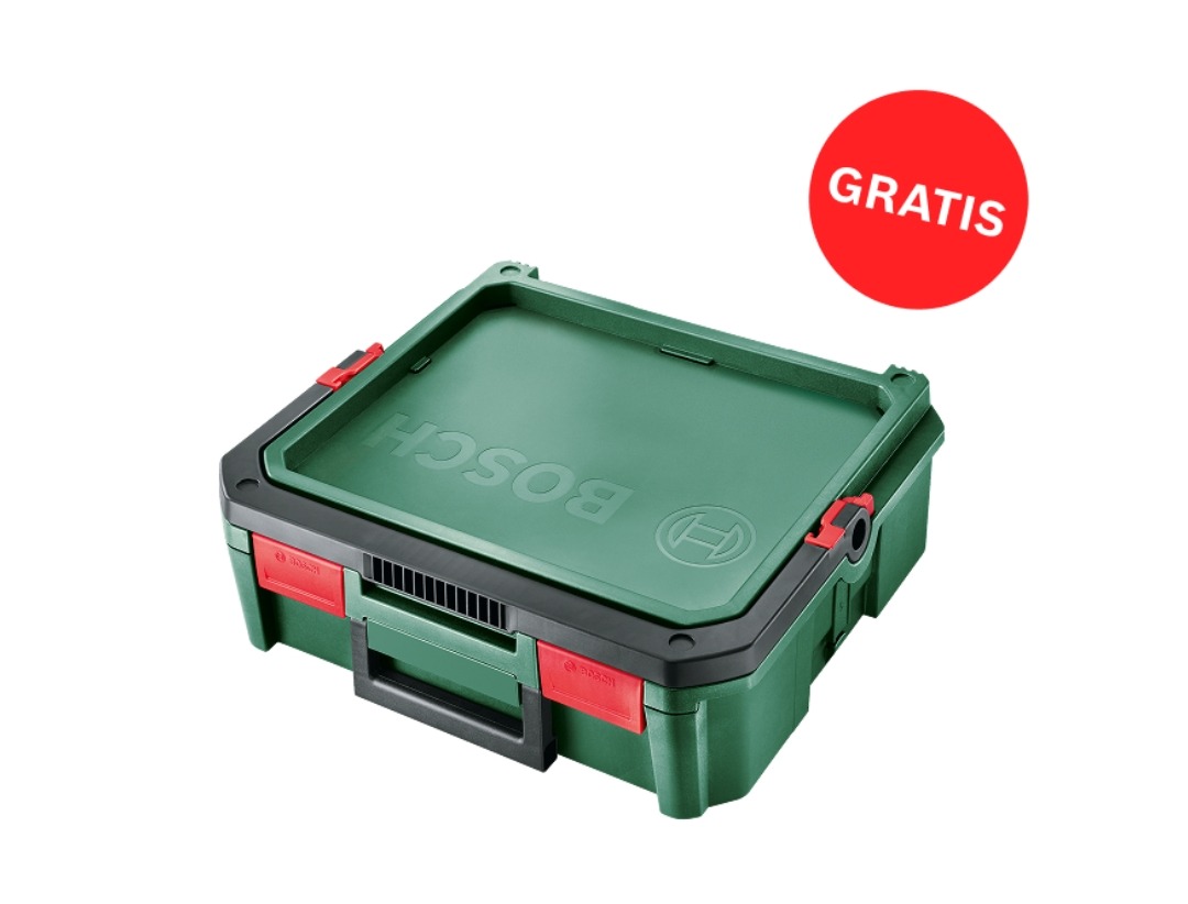 Gratis opbergboxen bij Bosch