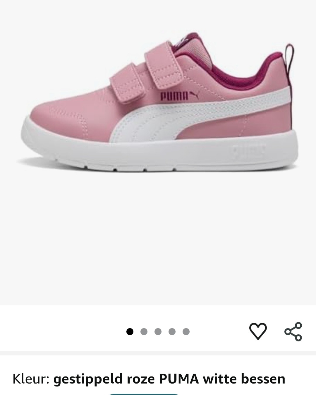 PUMA Courtflex V3 V Inf sneakers maat 34