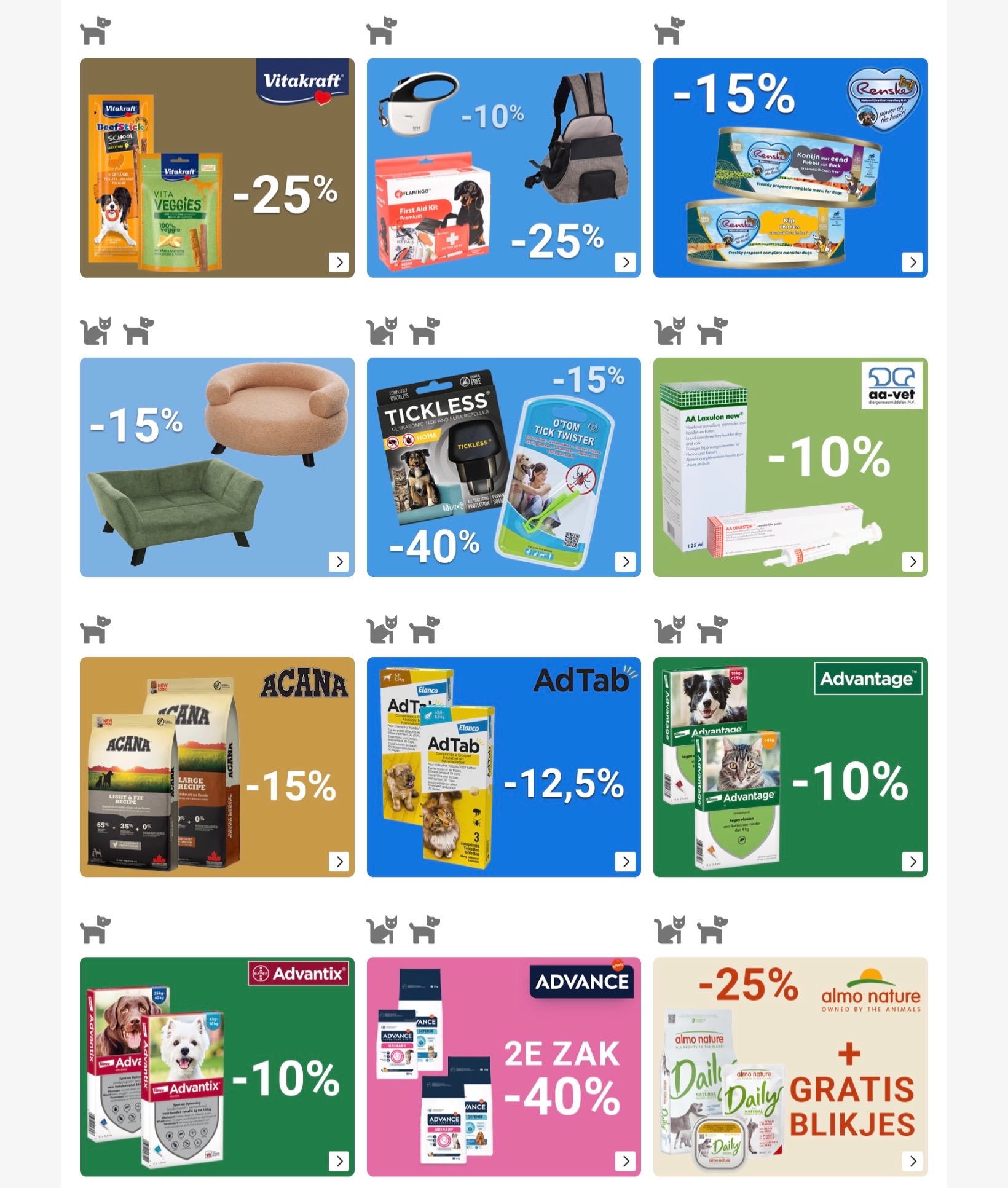 Honden en kattenvoeding