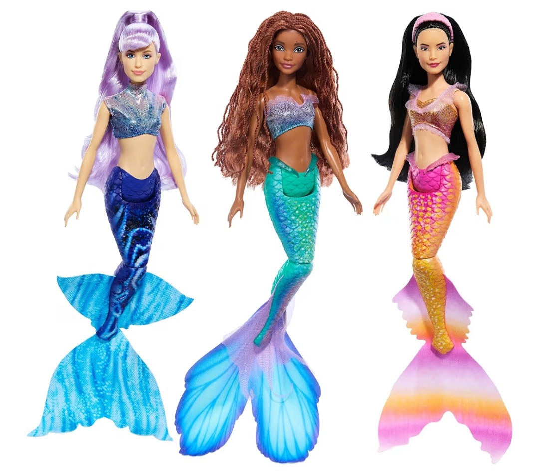 3 zeemeerminpoppen Disney