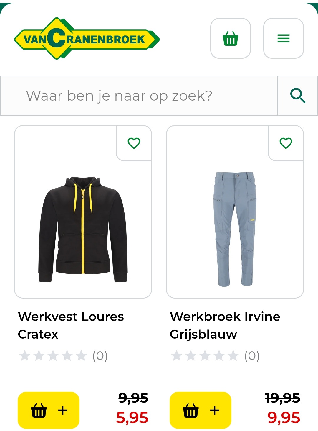 Image of werkjas