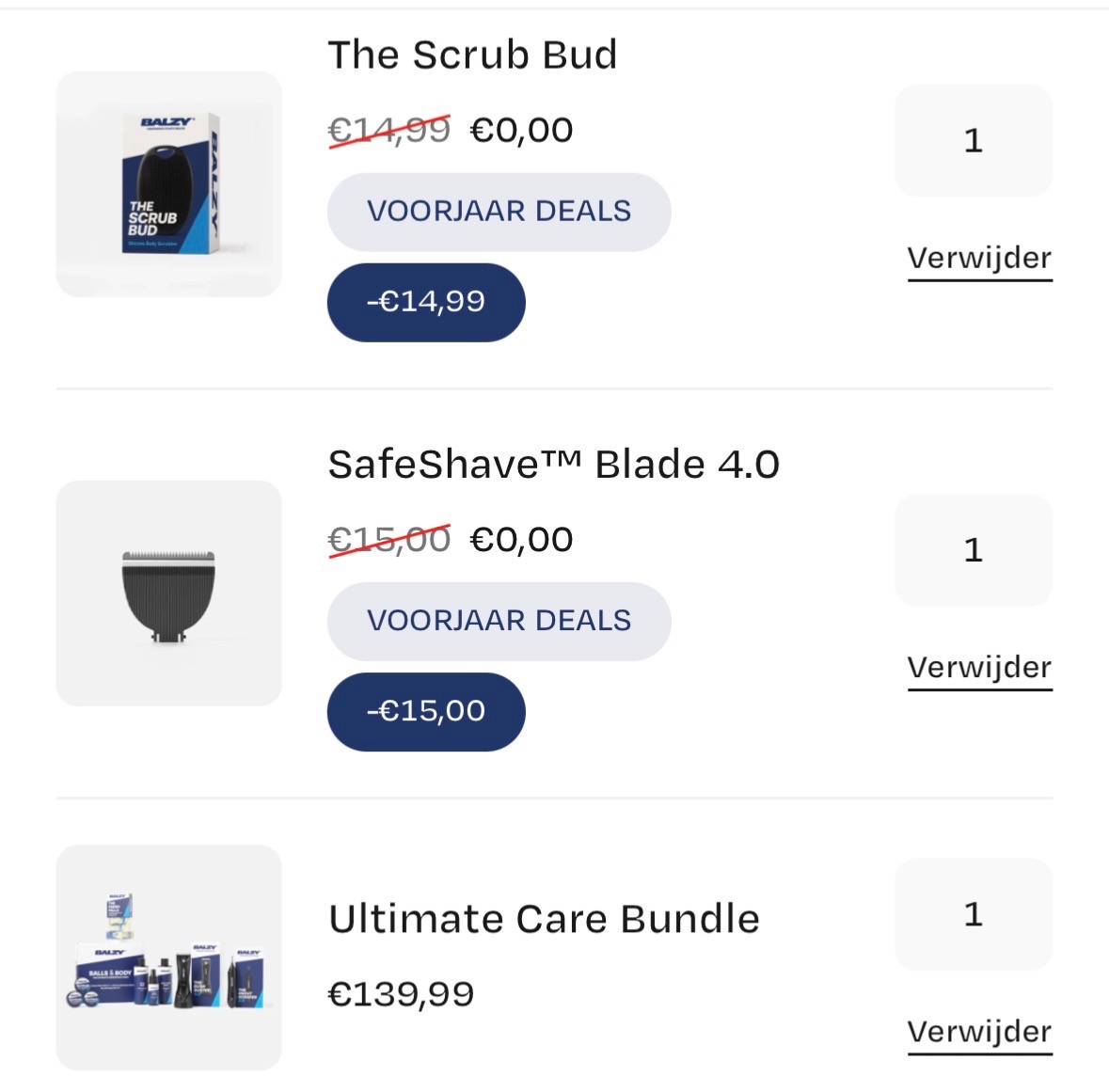 Voorjaarsdeals Balzy