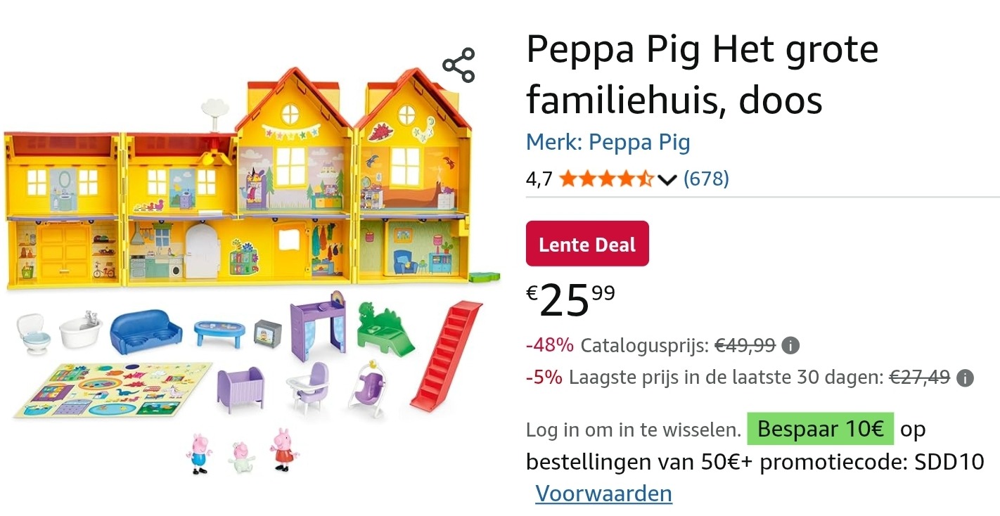 Peppa Pig Het grote familiehuis
