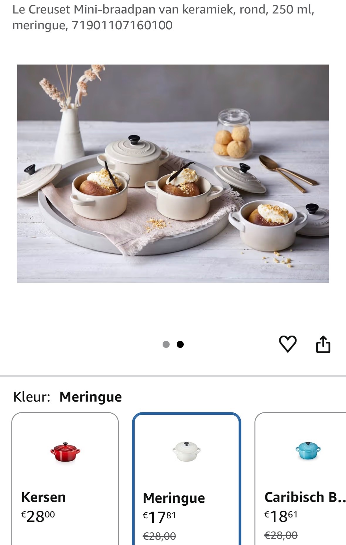 Le Creuset Mini-braadpan