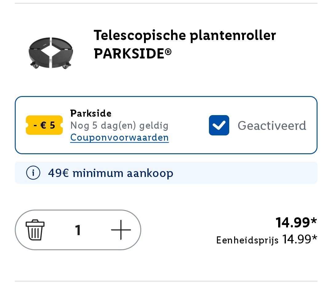 2 tuinboxen & een telescopische plantenroller