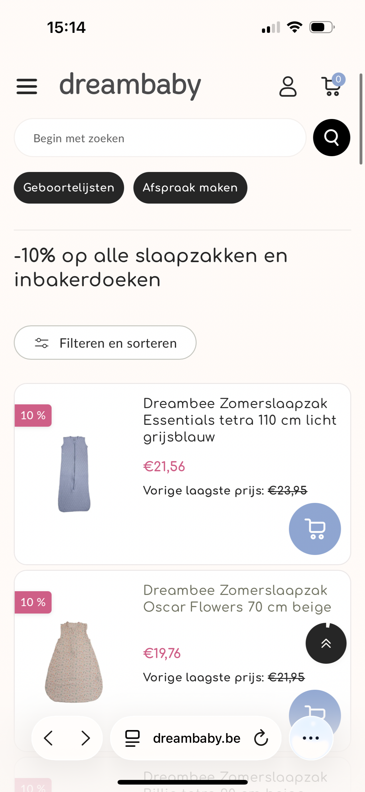 Slaapzakken en inbakerdoeken