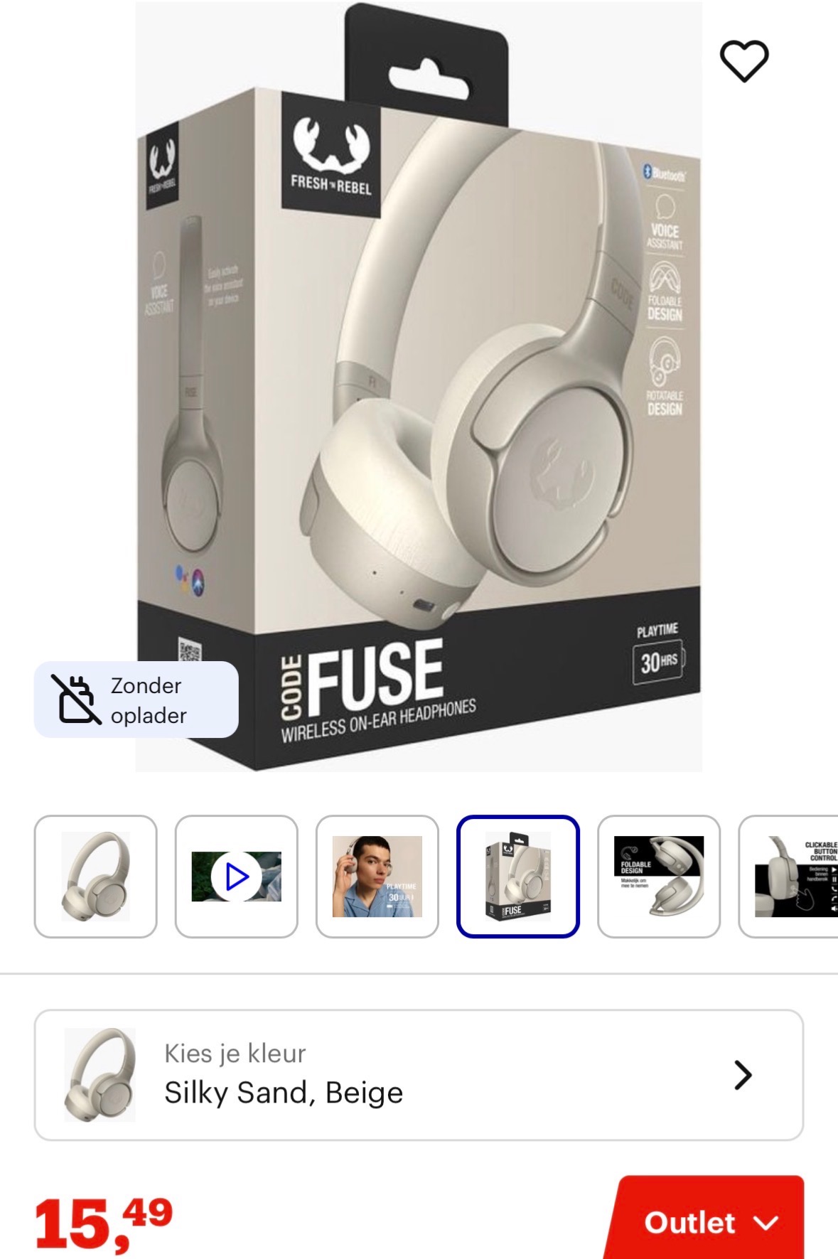 Fresh ‘n Rebel on-ear koptelefoon