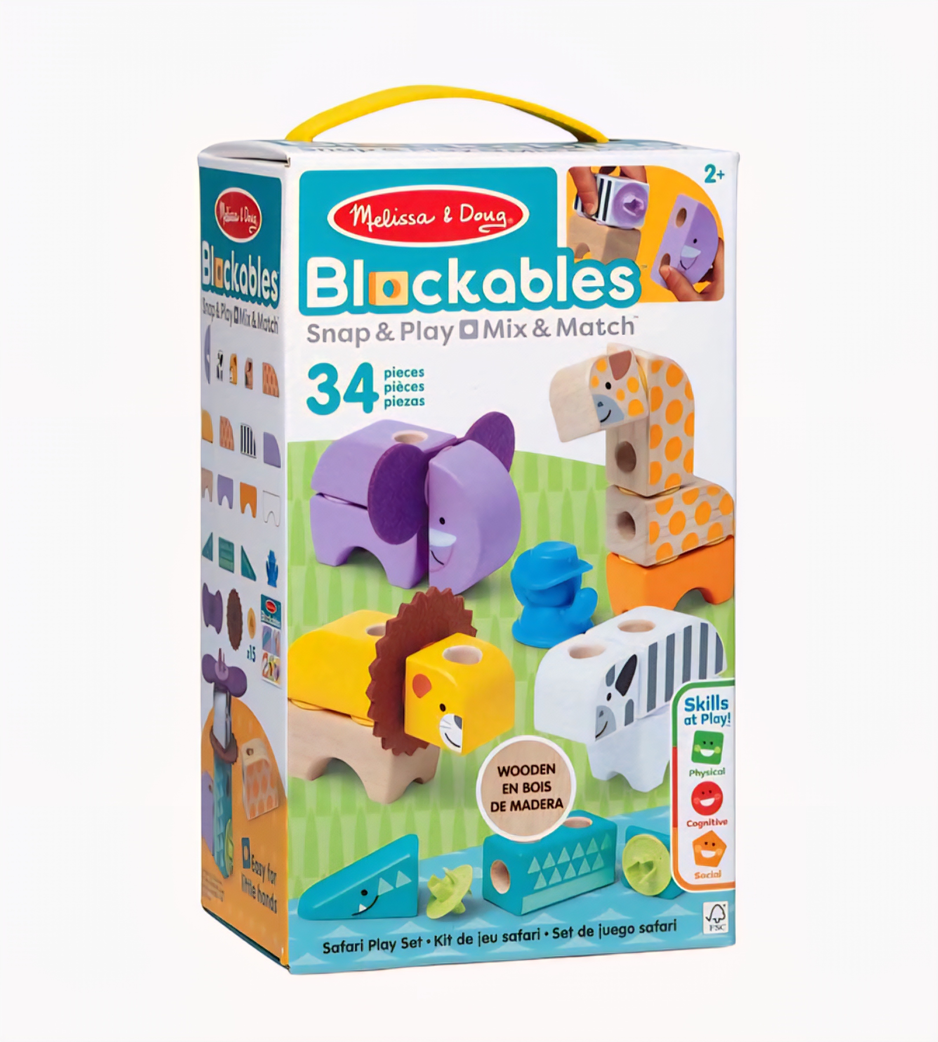 Melissa & Doug Blockables Safari speelset