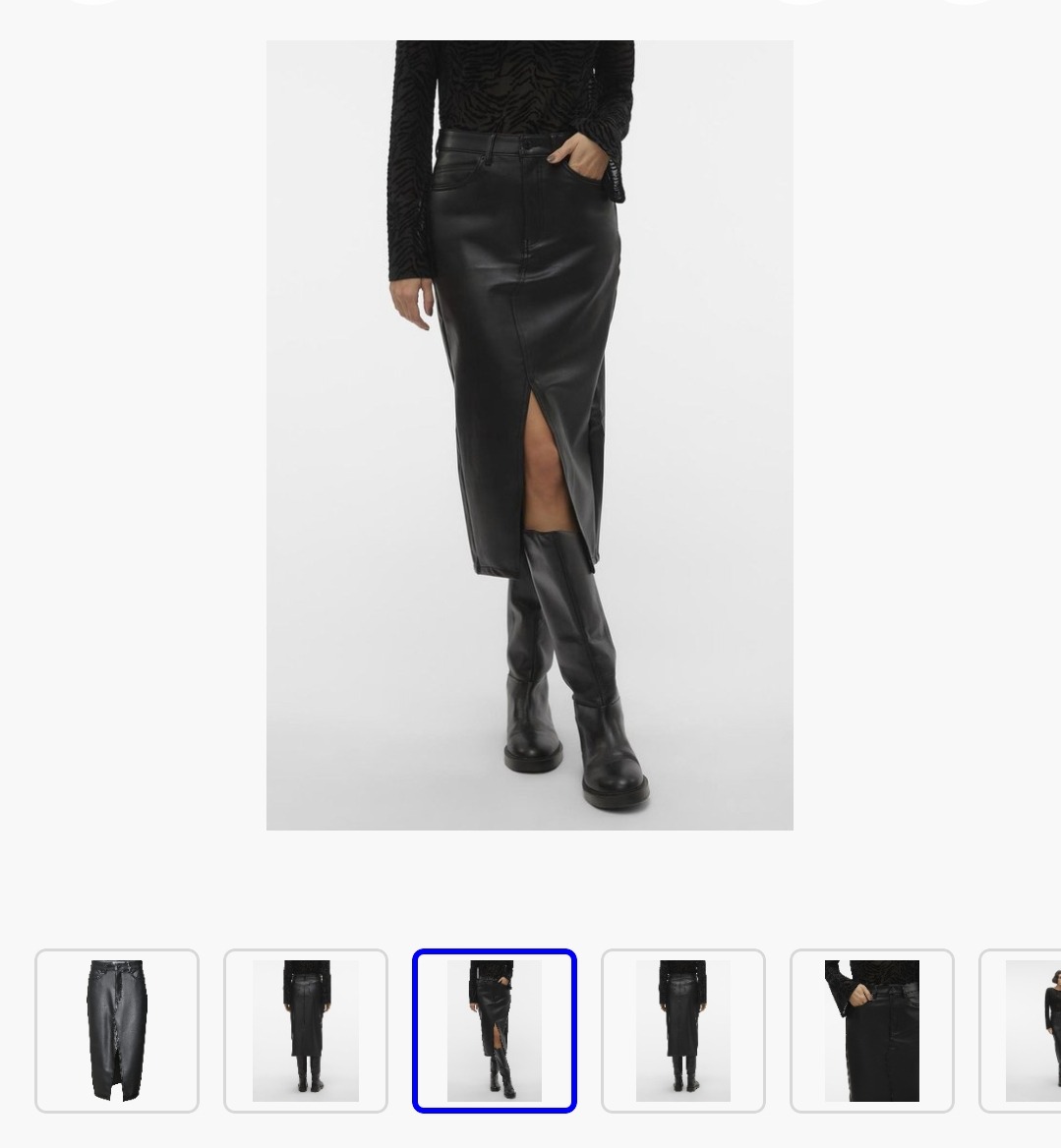 Vero moda zwarte rok maat S