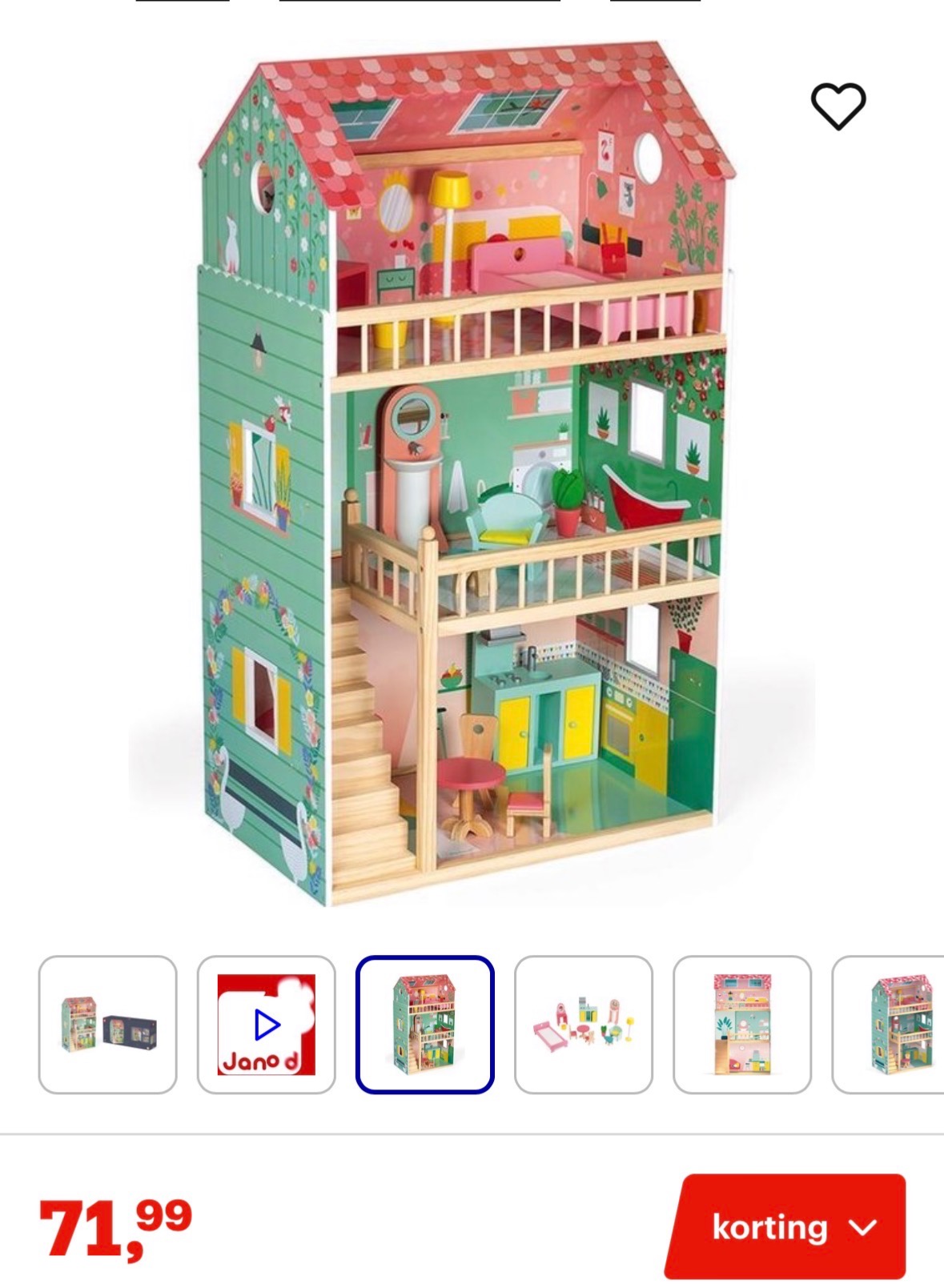 Janod, Houten Poppenhuis