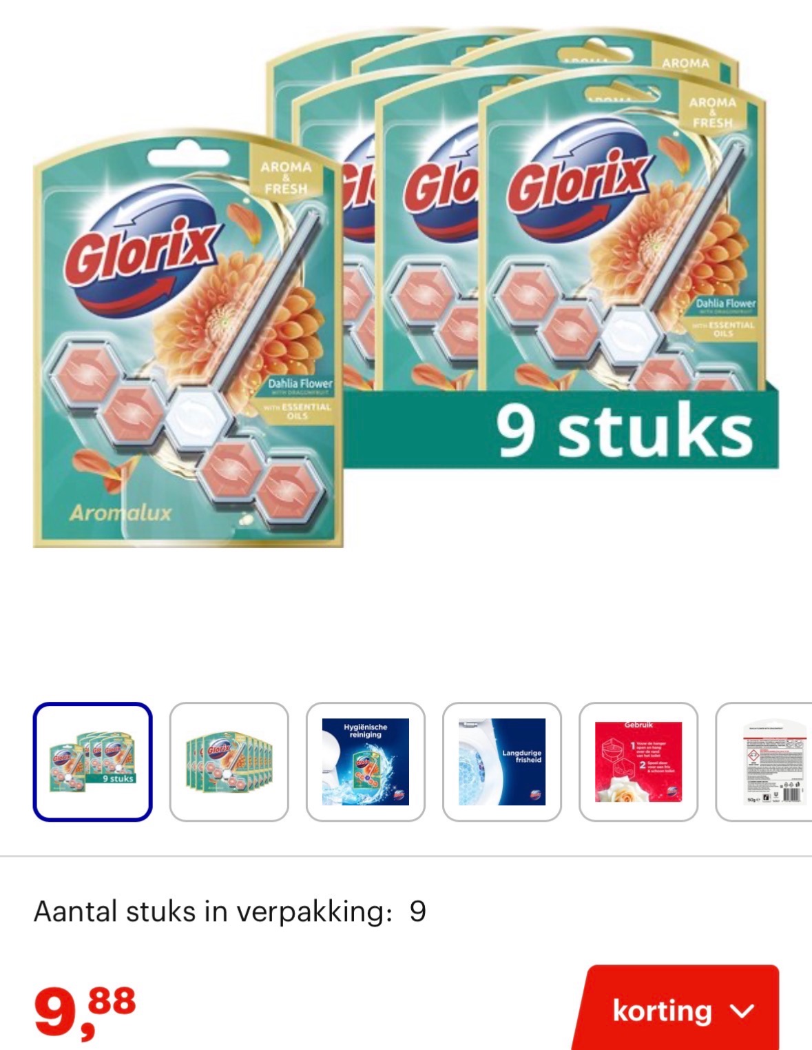 Glorix wc blokjes voordeelverpakking