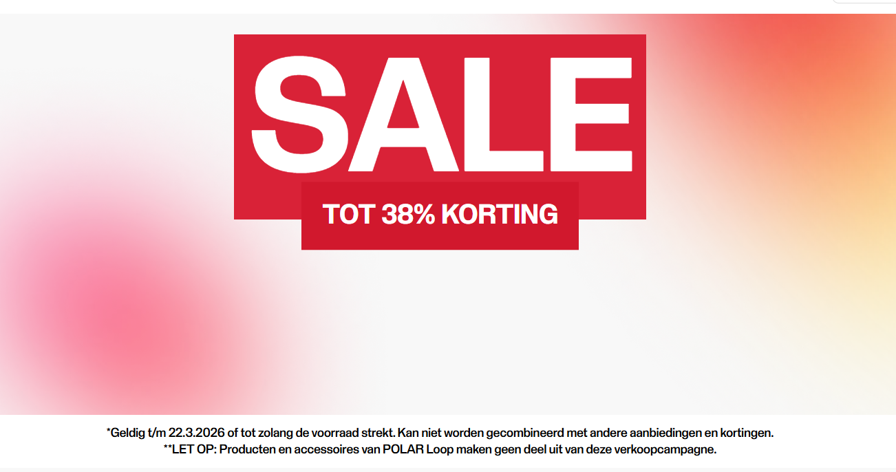 Sale bij polar tem 22/03/2026!