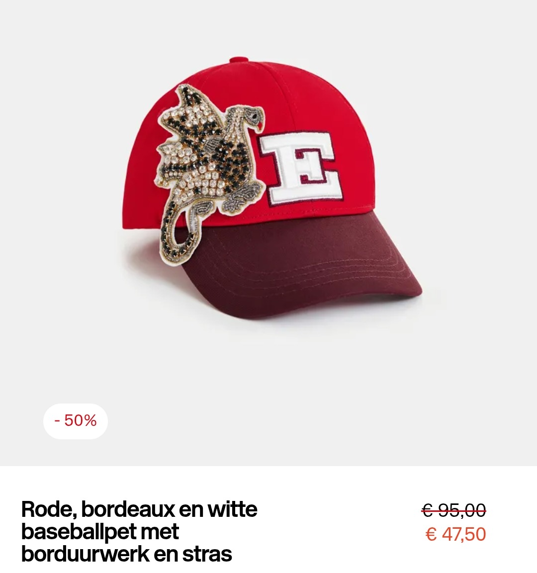 Essentiel antwerp baseballpet