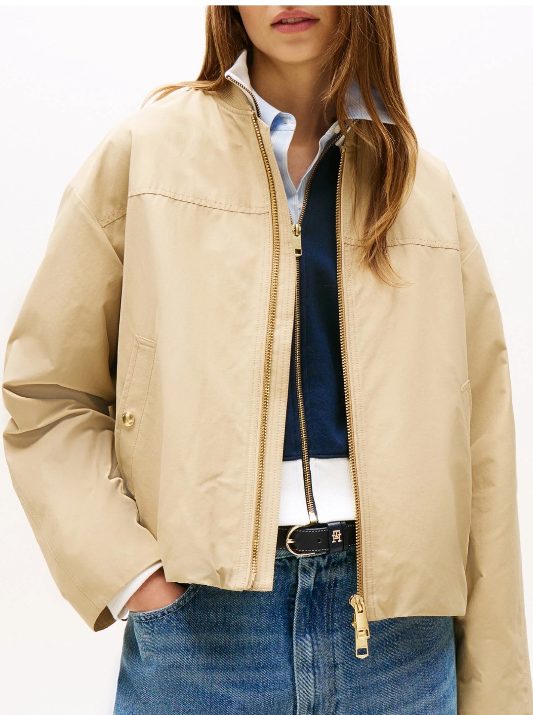 Tommy Hilfiger jas maat L en XL