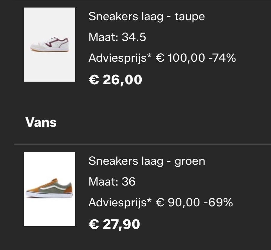 Zalando Lounge: Vans