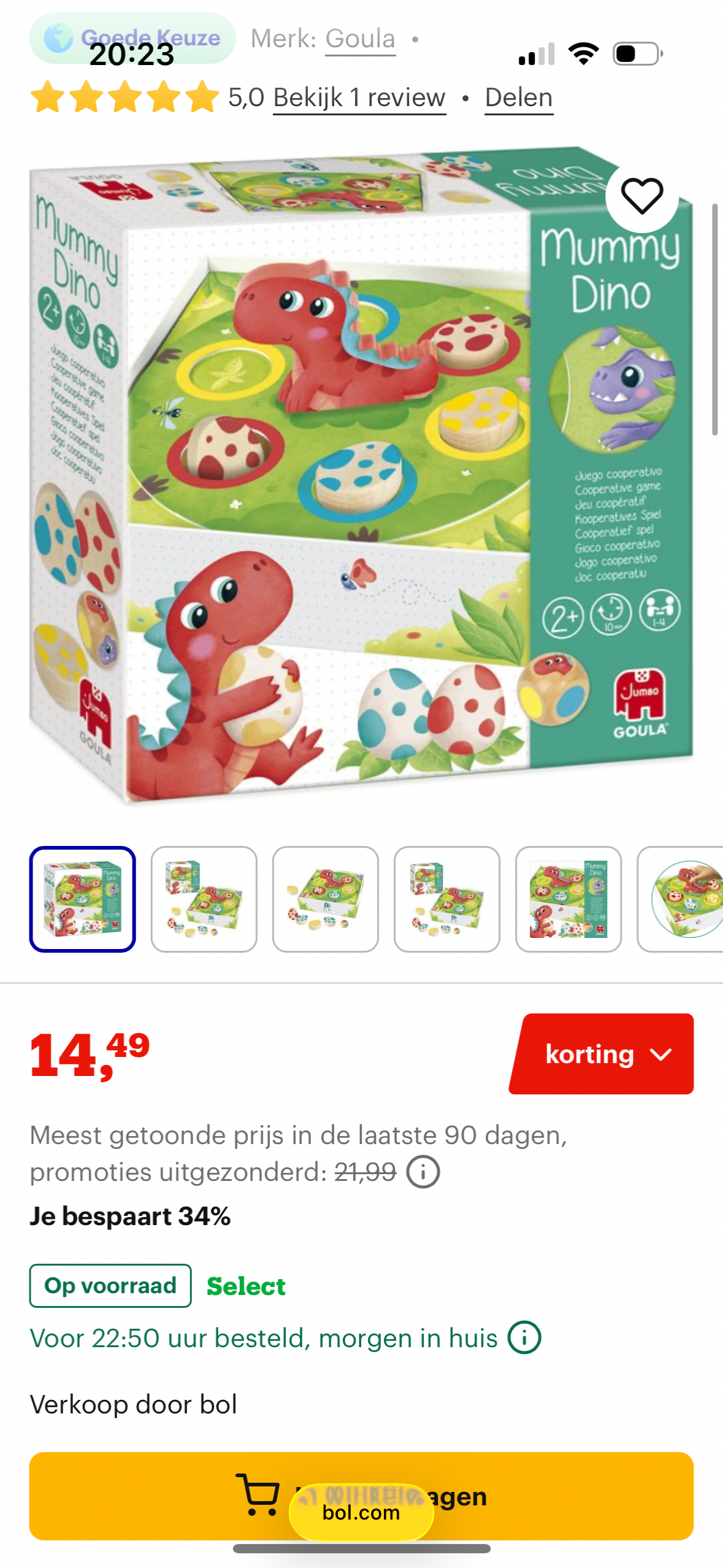 Jumbo - Goula - Mummy Dino -34%