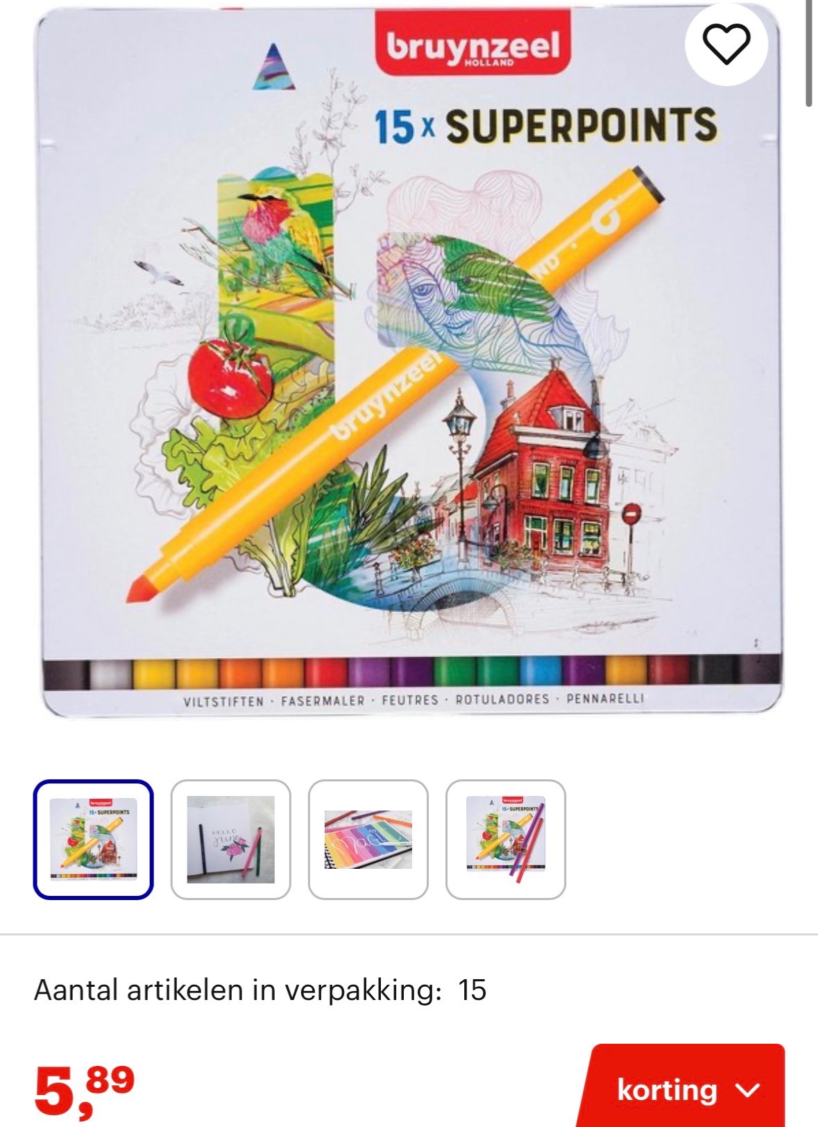 Bruynzeel viltstiften