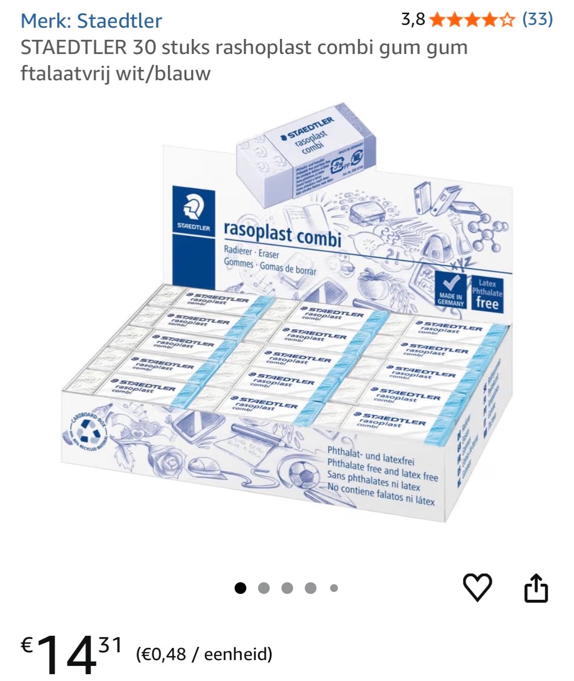 Staedtler gommen