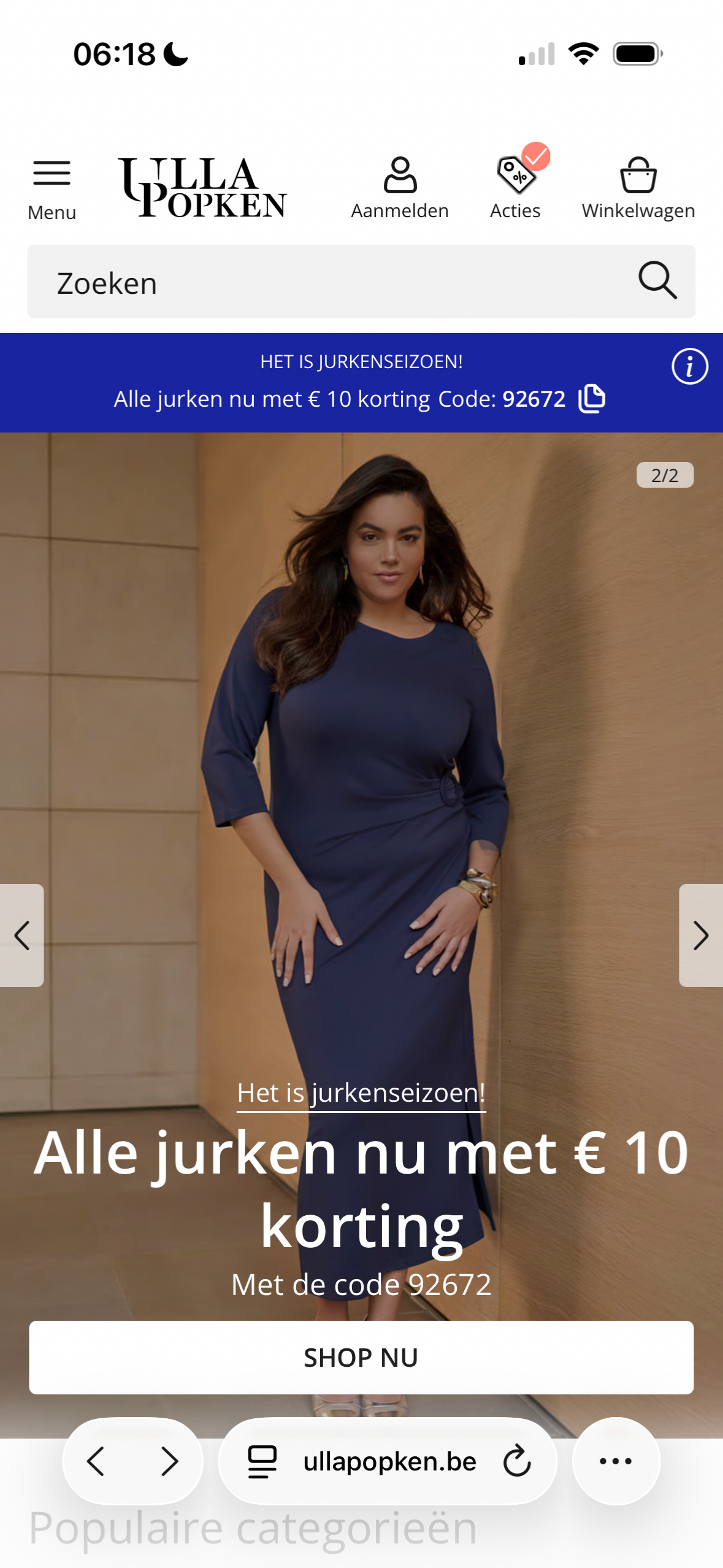 Het is jurkenseizoen bij Ulla Popken