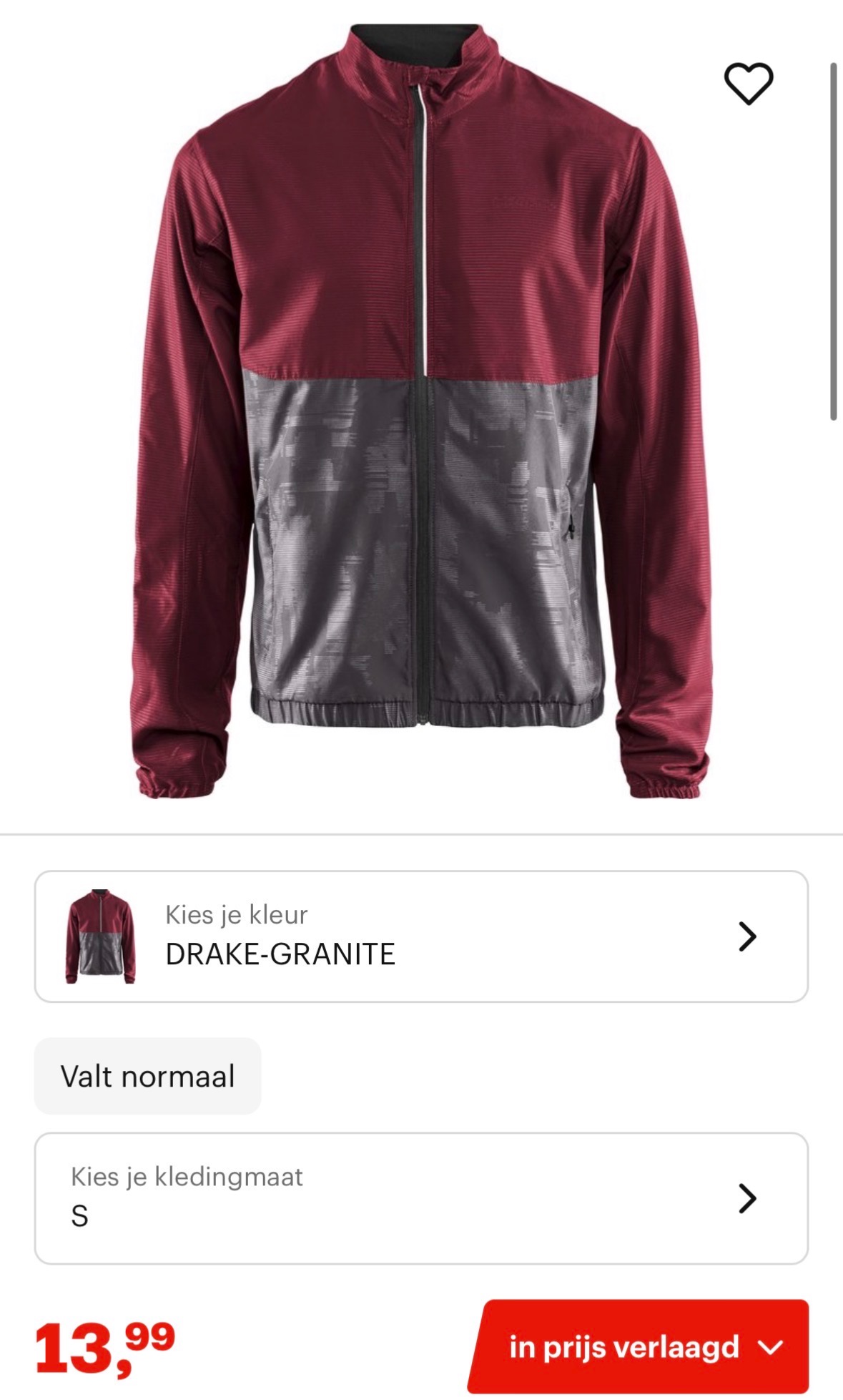 Craft heren jas