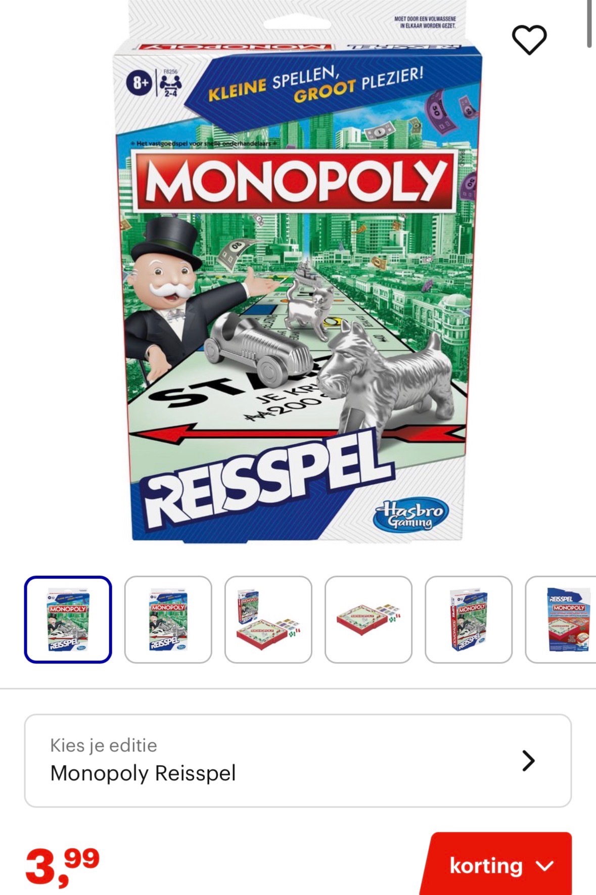 Monopoly Reisspel