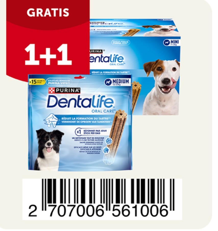 1+1 op Dentalife kauwsticks 🐕🦷