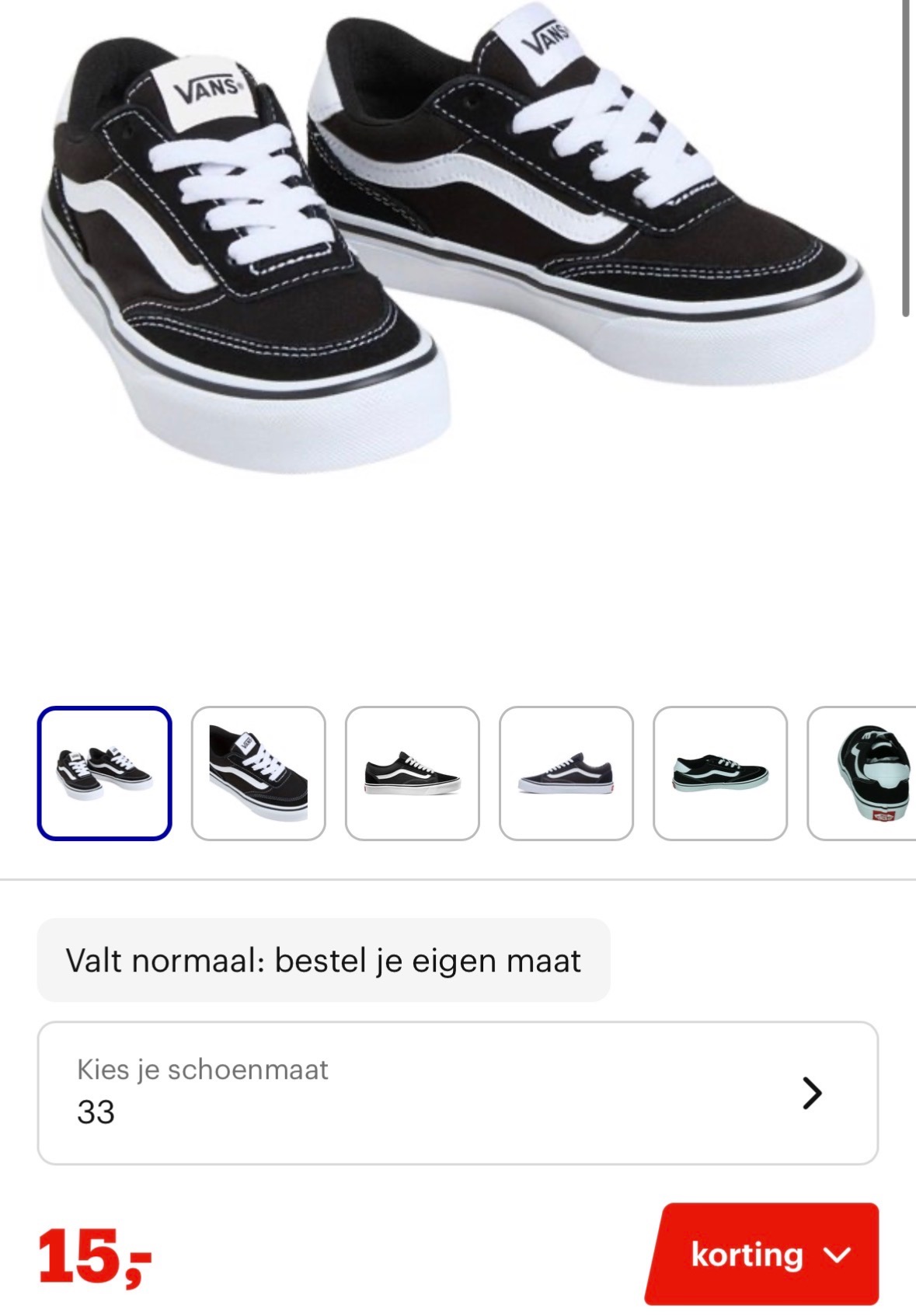 Vans maat 33
