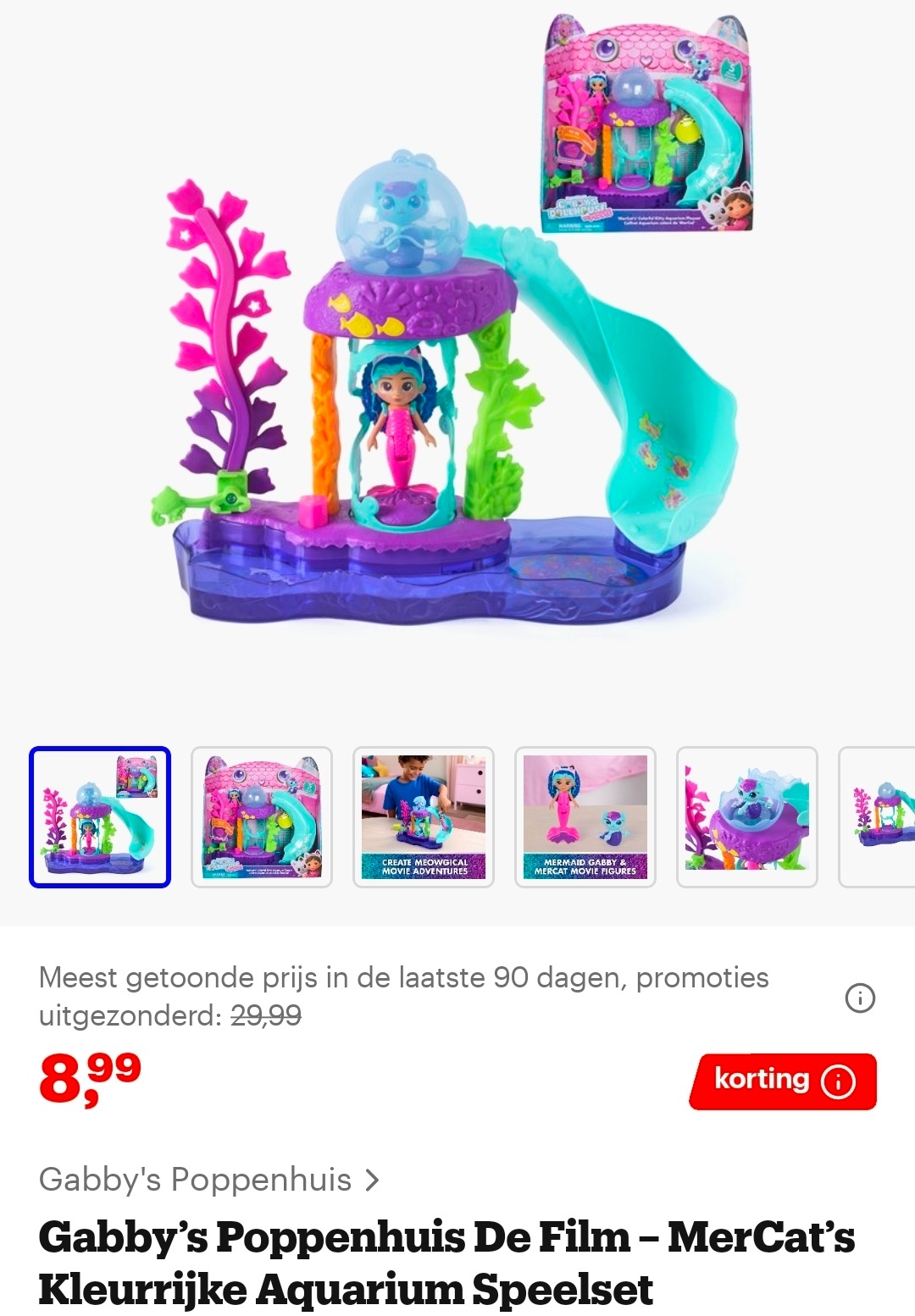 Gabby’s Poppenhuis Aquarium Speelset -70%