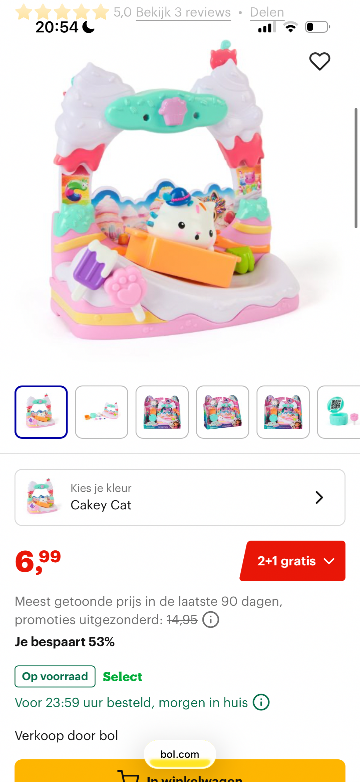 Gabby’s Poppenhuis De Film – Cakey Cat’s Zoete Balkon -53%