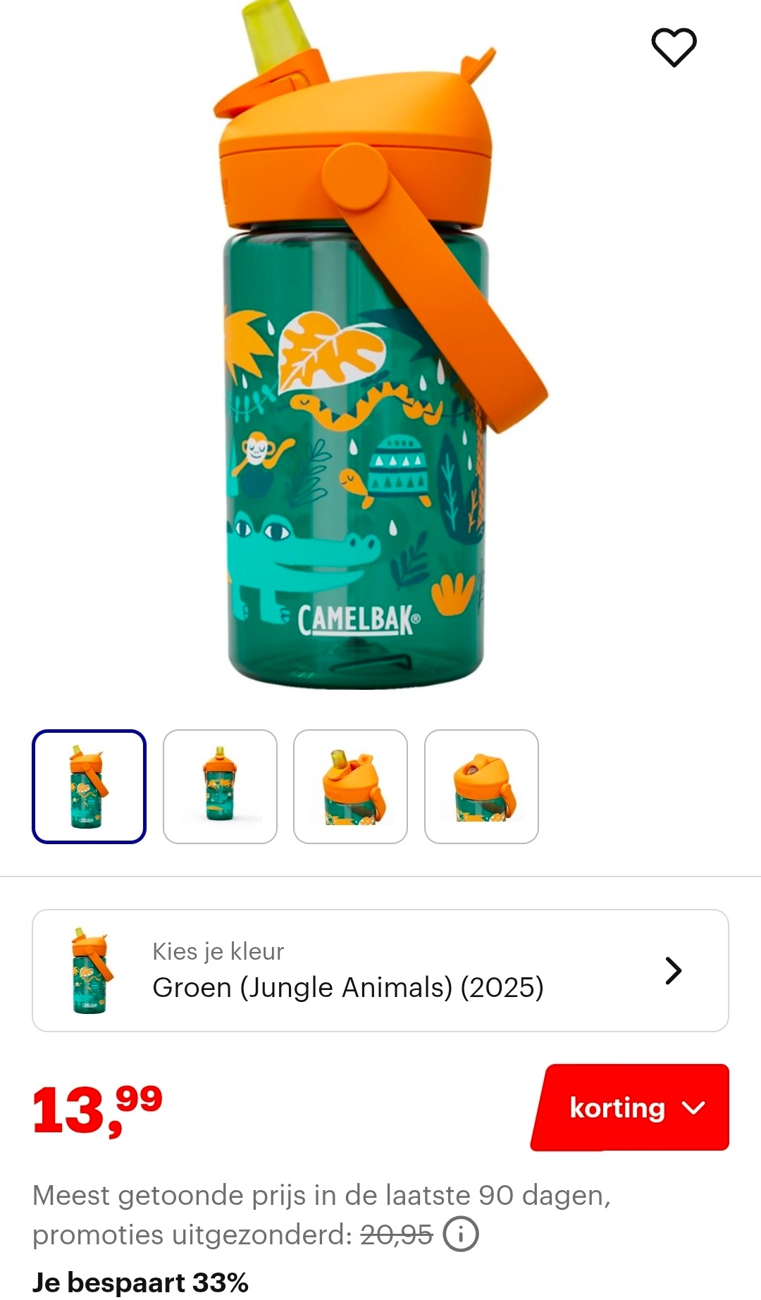 CamelBak drinkfles voor kinderen