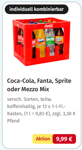 Chocolade, snoepgoed en frisdrank goedkoop bij REWE