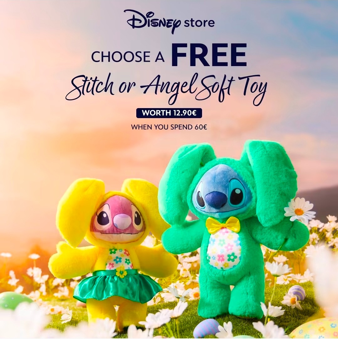 Gratis Stitch of Angel knuffel bij aankoop vanaf €60