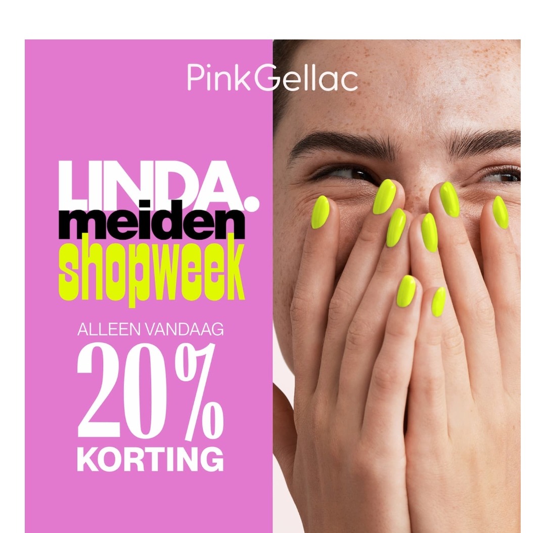 20% korting bovenop sale bij Pink Gellac 🩷
