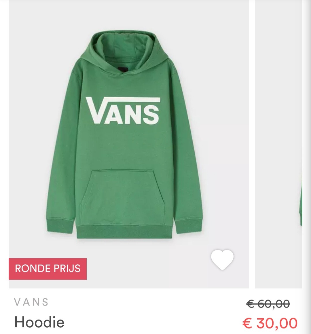 Vans hoodie -50%