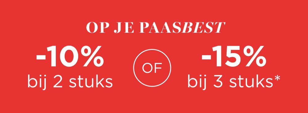 Op je paasbest.