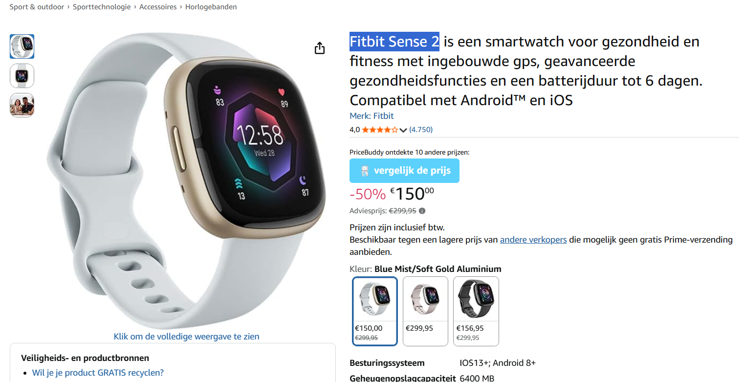 Fitbit Sense 2