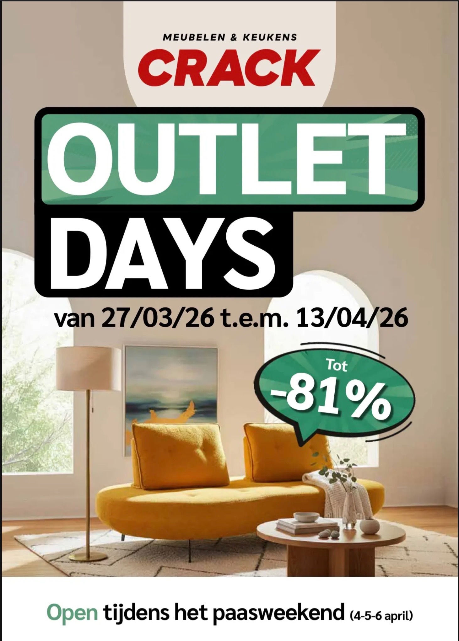 Crack outletdays tot -81%