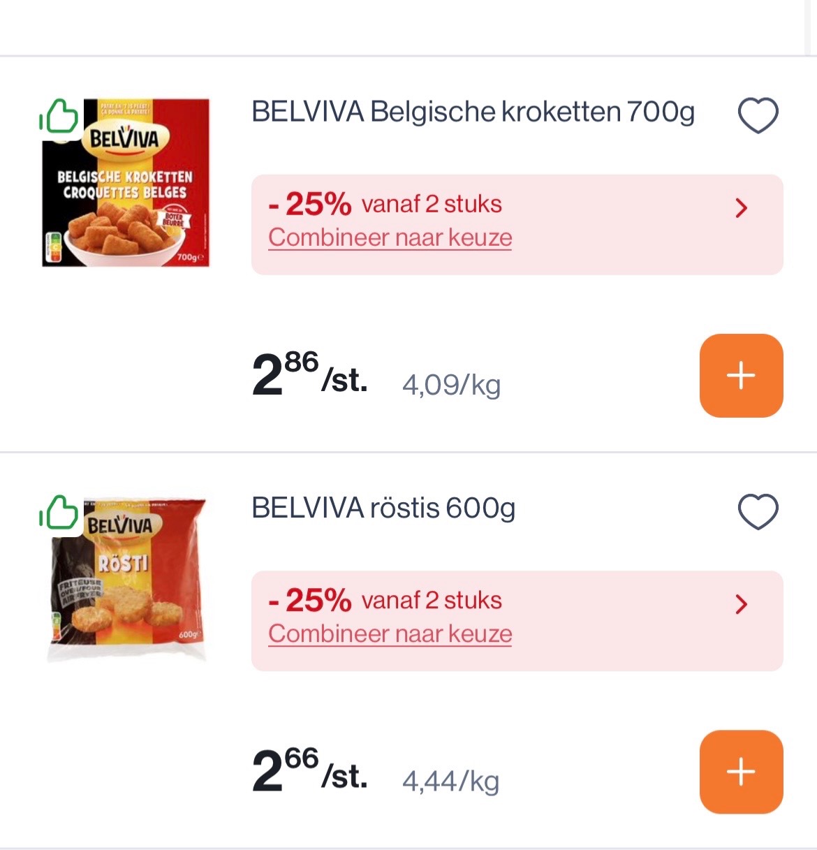 Belviva aardappel Varianten goedkoper