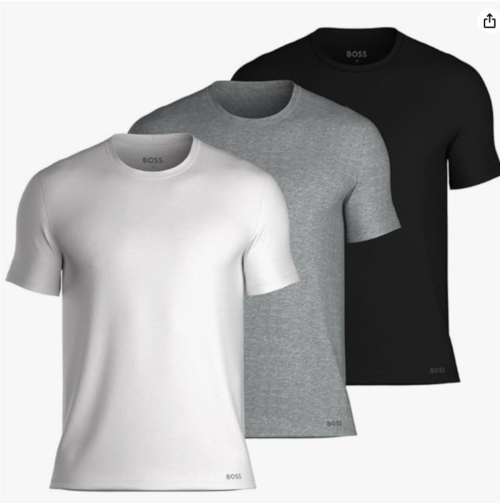 3 tshirts van BOSS maat L en XL