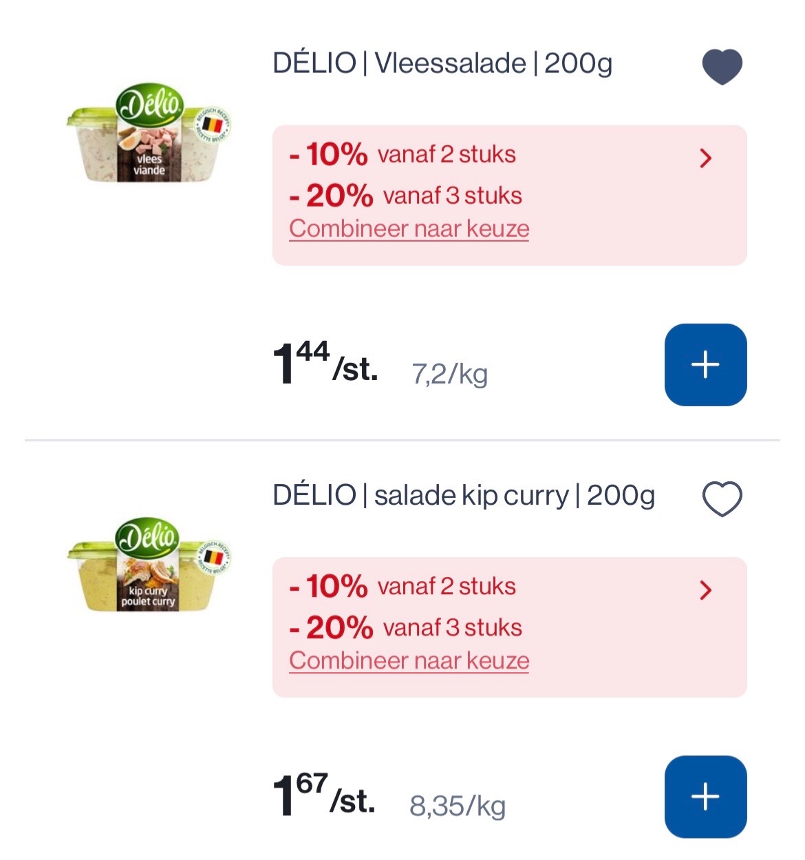 Delio smeersalades in promo