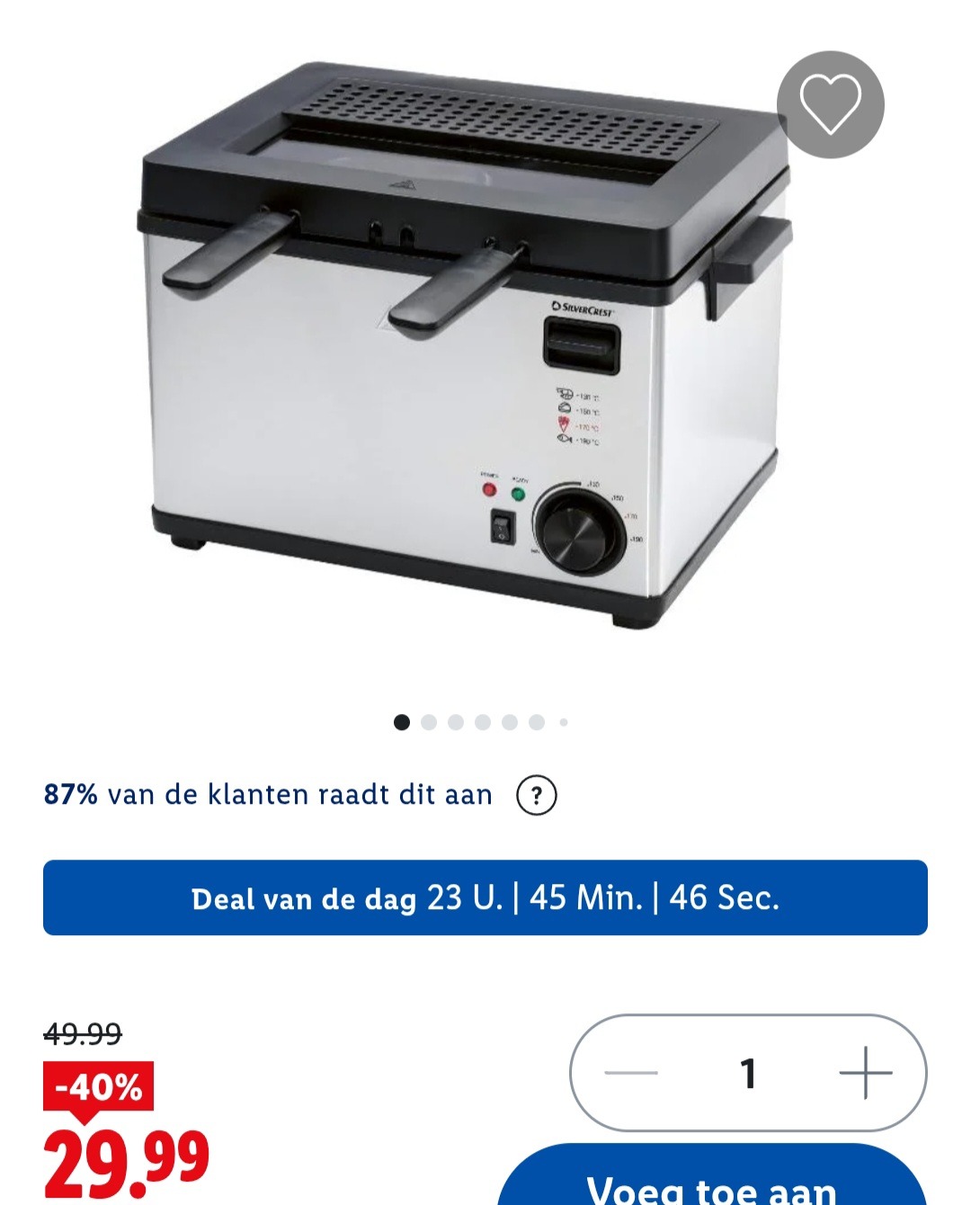Friteuse -40%