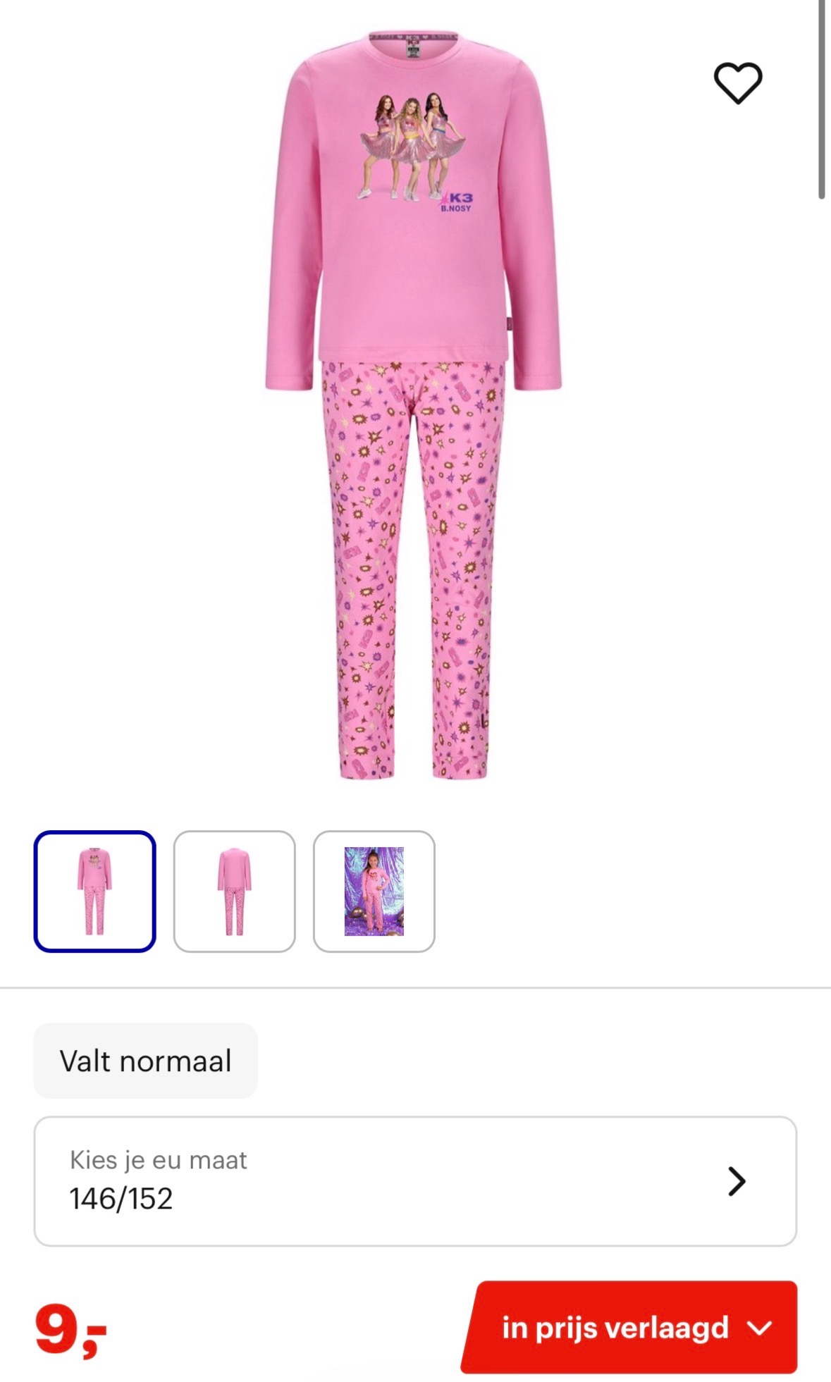 B.Nosy pyjama k3