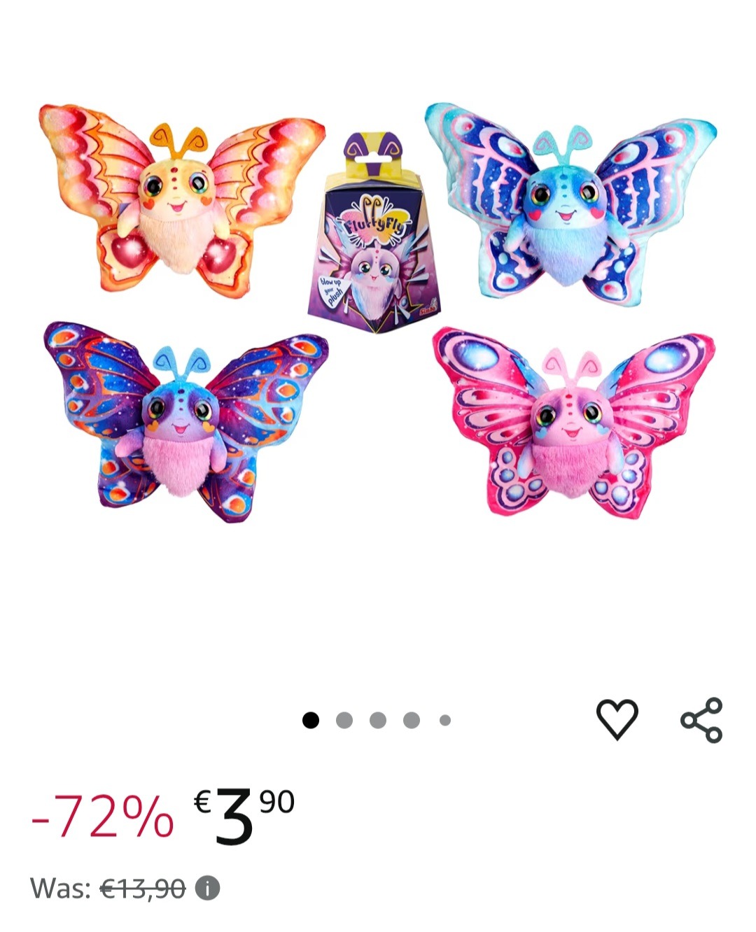 Fluffyfly vlinder -72%